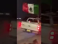 Truck flips while drifting