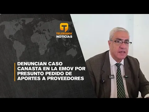 Denuncian caso canasta en la EMOV por presunto pedido de aportes a proveedores