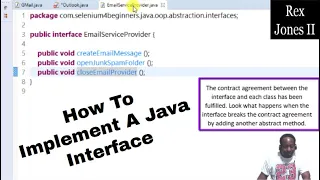 How To Implement A Java Interface Explained Step By Step 120
