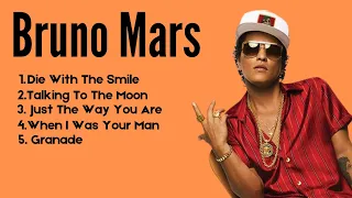 bruno mars top 5 hits bruno mars playlist 2025 musiccoollyrics brunomars