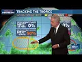 First Alert Forecast Tropical Storm Lala moves west but showers linger