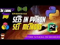 Python Tutorial for Beginners Set in Python