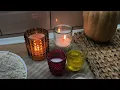 Cozy Night Routine 🕯️ Warm Candlelight, Herbal Tea & Painting on Canvas | Aesthetic Slow Living Vlog
