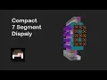 Compact 7 Segment Display in Minecraft Tutorial 4k 60fps