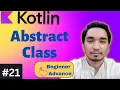 - Abstract Class in Kotlin Kotlin Tutorial for Beginners Complete Kotlin Playlist