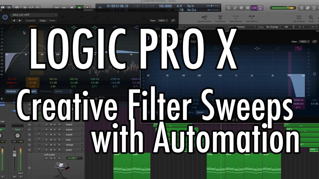 Logic Pro X - Filter Sweeps with Automation