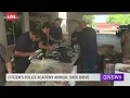 Citizens Police Academy host annual shoe drive at KIII-TV studio