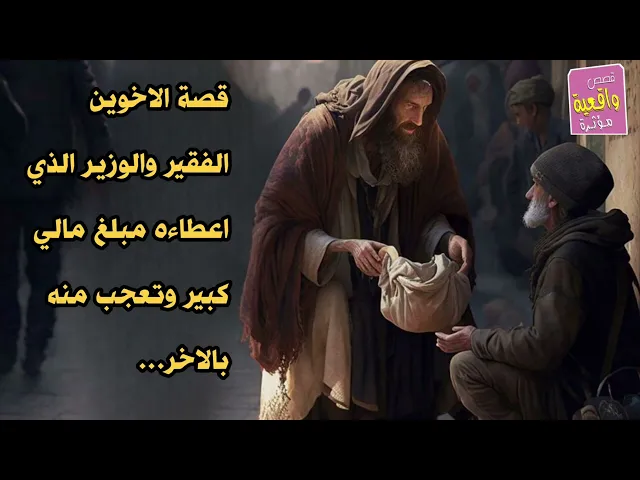 ⁣قصة الاخوين الفقير والوزير الذي اعطاءه مبلغ مالي كبير وتعجب منه بالاخر...