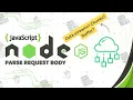 Parsing Request Body in Node js Node js Buffer and Stream Nodejs Chunks Node js event listener