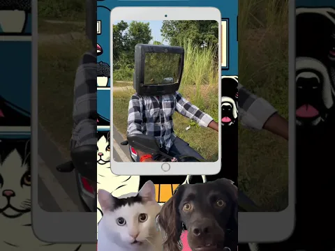Bro got a TV helmet 💀 | Huh?!