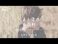 張敬軒 Hins Cheung - 只是太愛你  【高音質動態歌詞】