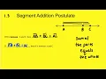 Coach Fred s Geo Segment Addition Postulate