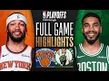 KNICKS at CELTICS FULL GAME 1 HIGHLIGHTS May 5 2025