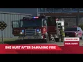 1 injured in large fire at U-Pull-It in Des Moines Polk County Sheriff s Office says