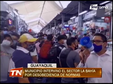 Municipio intervino el sector la Bahía por desobediencia de normas