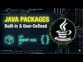 Java Packages Explained Built-in User-Defined Packages Kannada