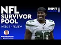 NFL Survivor Pool Week 8 Review 2025 Strategy Picks Lessons Learned