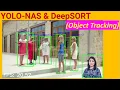 YOLO-NAS and DeepSORT Object detection and tracking