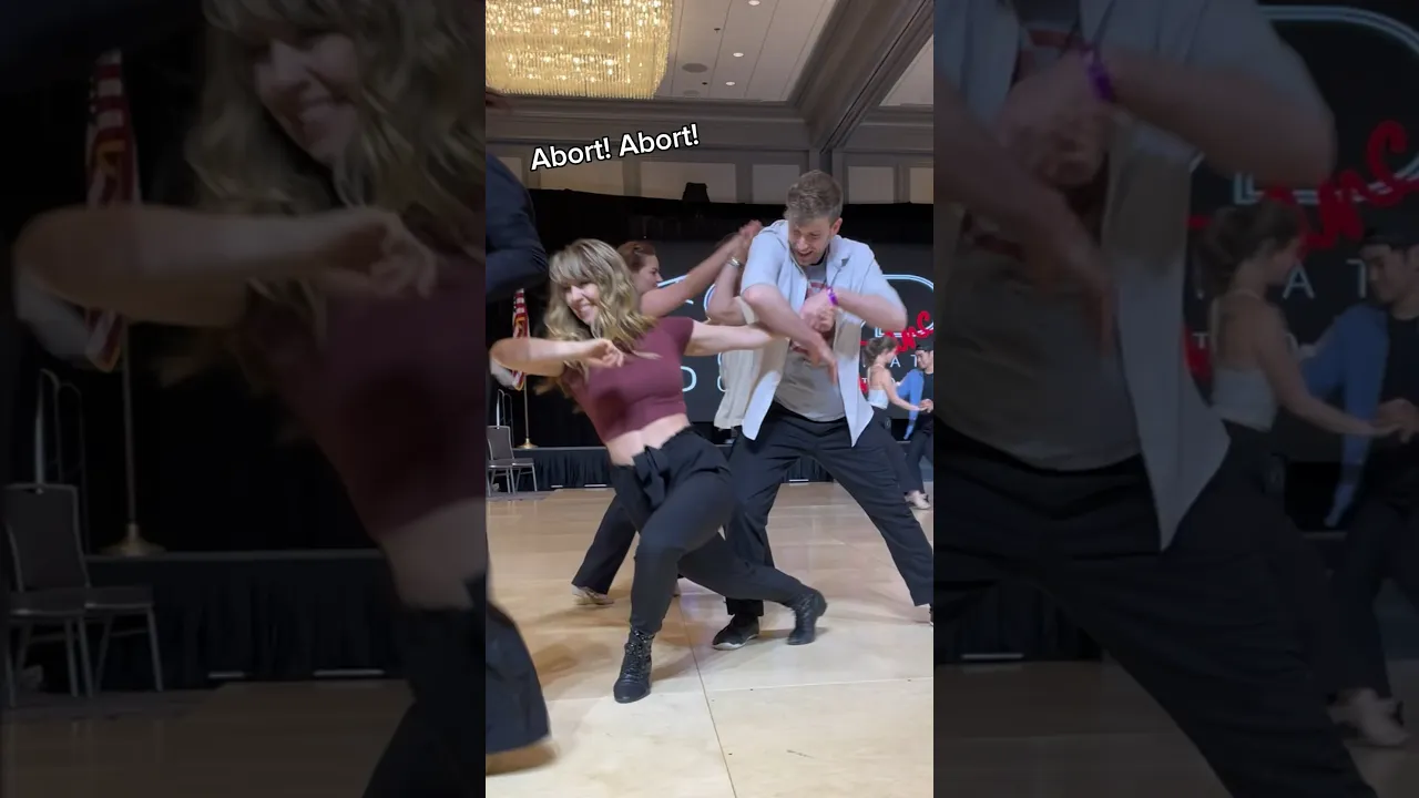 Abort! Abort! | #dance #jnj #westcoastswingdancing #wcs #improv #partnerdancing #shorts #discovery
