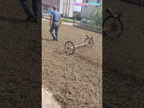 Self-Made Soybean Stalk Thresher