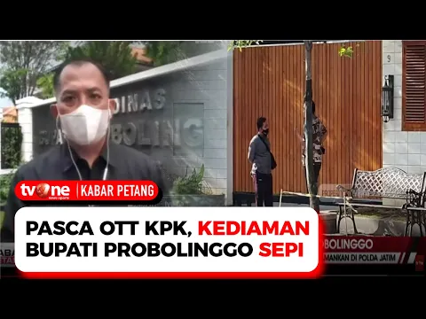 Pasca OTT KPK, Kediaman Bupati Probolinggo Terlihat Kosong