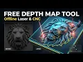 Free Image to Depth Map Generator for Laser Engraving CNC 3D PRINTING Offline