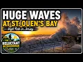 Huge Waves at St Ouen s Bay - High Tide in Jersey