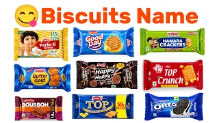बिस्किट्स के नाम | Biscuits Names in English and Hindi | Kids Vocabulary | Biscuits Names for Kids