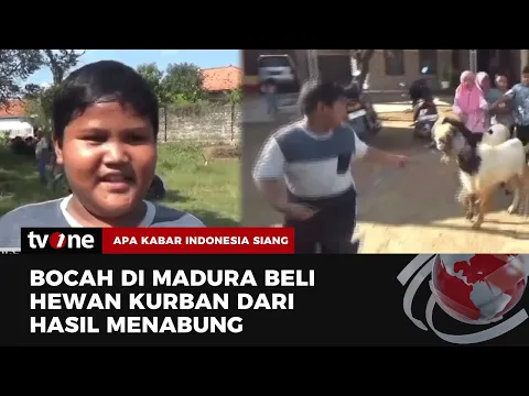 Satu Tahun Menabung, Bocah Kelas 2 SD Ini Berhasil Membeli Seekor Hewan Kurban