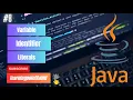 variable identifiers and constant in java