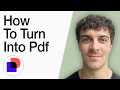 How To Turn Docusign Into Pdf Full 2025 Guide
