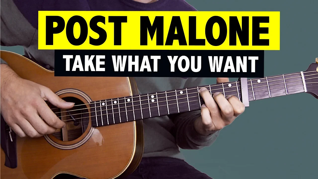 Post Malone - Take What You Want - Guitar Tutorial (RIFF) Post Malone - Take What You Want - Guitar Tutorial (RIFF)