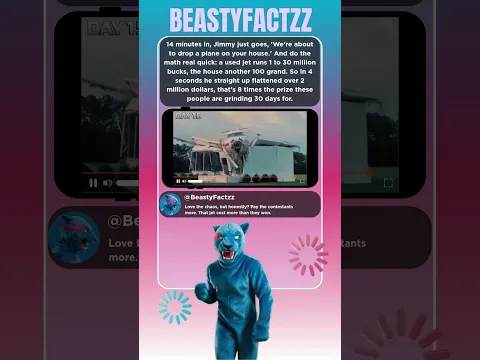 MrBeast Drops a 2 Mil Plane #mrbeast