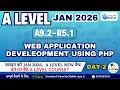 A Level A9 2-R5 1 Web Application Development Using PHP A Level JAN 2026