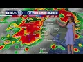 Houston weather Weekend storm timeline