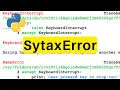 SyntaxError Python Tutorial