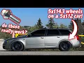 Do Wobble Bolts Really Work Testing 5x114 3 Wheels on a 5x112 Car Real World Test