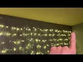 Installation tips for waterfall lights from Costco