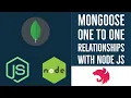 Node JS with Mongoose one to one relationships