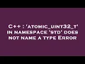 C atomic - uint32