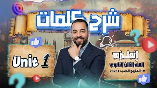 أهم الملاحظات اللغوية لكلمات الوحدة الأولى تالته ثانوي المنهج الجديد ٢٠٢٦ 