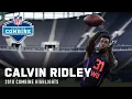 Calvin Ridley Alabama WR 2018 NFL Combine Highlights