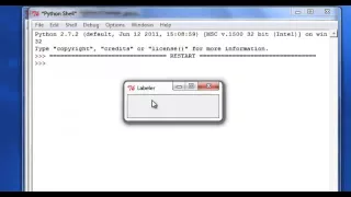 Basic Python Tutorial 35 Creating Buttons and Labels for GUI