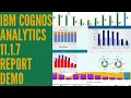 IBM Cognos Analytics 11 1 7 - Chart Visualization Report Demo