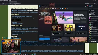 Preach Gets asked about The Dragonflight Alpha Forum Thread