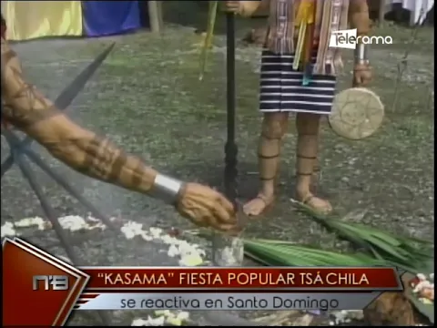 Kasama fiesta popular Tsáchila se reactiva en Santo Domingo