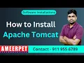 Apache Tomcat Installation By Srinivas Ameerpet Technologies