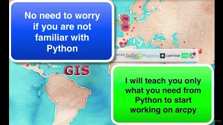 Basics of Python arcpy the Python library of ESRI ArcGIS - learn GIS