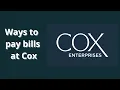 Cox Bill Pay Learn the Ways to Pay Your Bills at Cox