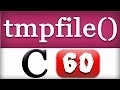 tmpfile Function in C Programming Language Tutorial